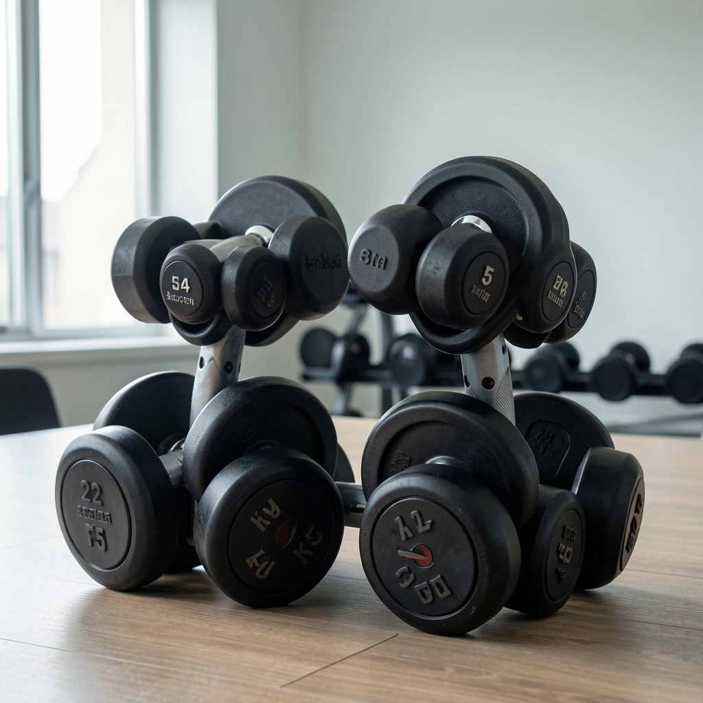 Bowflex SelectTech 552 ayarlanabilir dambıl çifti, 2-24 kg arası 15 ağırlık seçeneği, kompakt tasarım