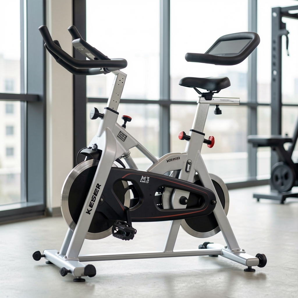 Keiser M3i indoor spin bisikleti hafif alüminyum kadro, manyetik direnç, sürtünmesiz sessiz çalışma